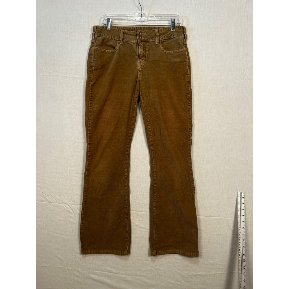 Levis 526 Slender Boot Cut Corduroy Pants Tan Brown Mid Rise Womens 31x29